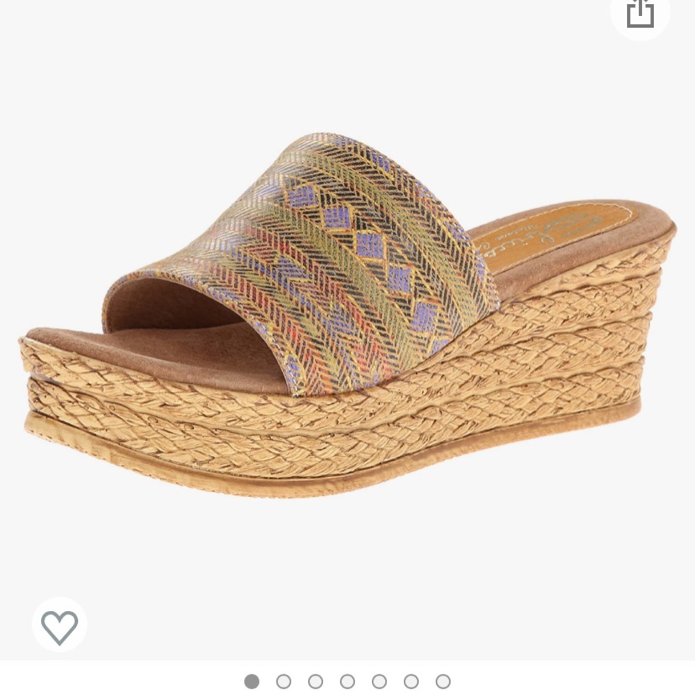 Sbicca Platform Wedge Sandals- Size 8